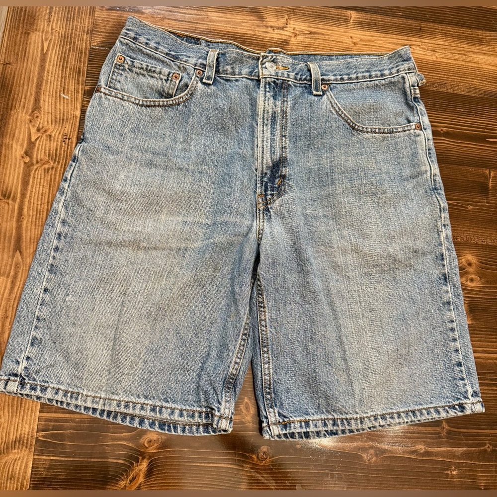 Vintage Levi's 550 Light‎ Blue Men’s Baggy Jorts Worn In Just Right